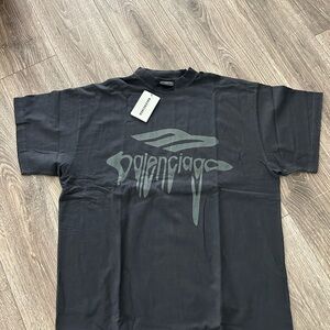 BALENCIAGA
Logo-Print Cotton-Jersey T-Shirt